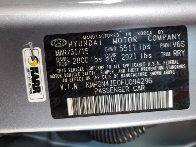 2015 HYUNDAI GENESIS 3. - KMHGN4JE0FU094296