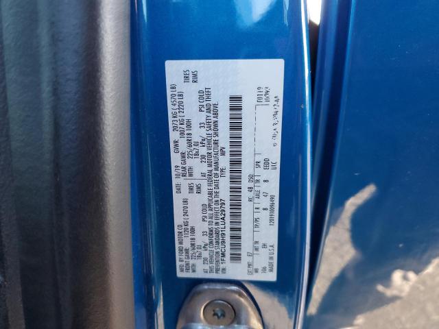 2020 FORD ESCAPE SEL - 1FMCU9H91LUA29797