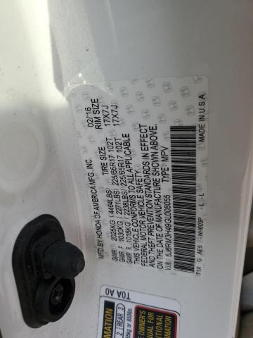 2016 HONDA CR-V SE - 5J6RM3H49GL008055