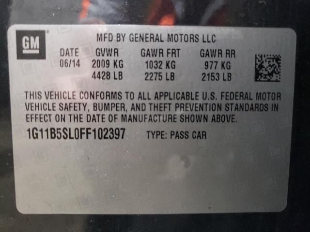 2015 CHEVROLET MALIBU LS - 1G11B5SL0FF102397