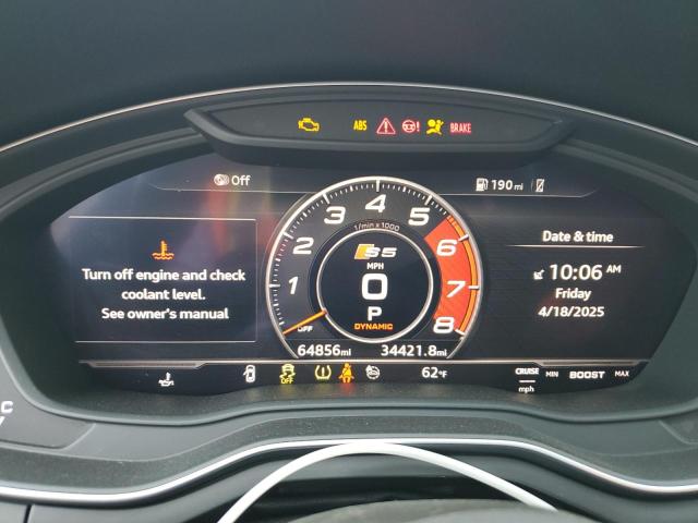 2018 AUDI S5 PREMIUM WAUB4CF54JA017880