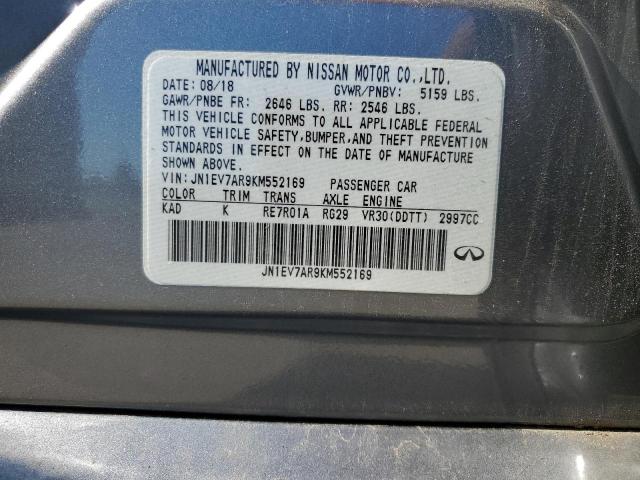 2019 INFINITI Q50 LUXE JN1EV7AR9KM552169
