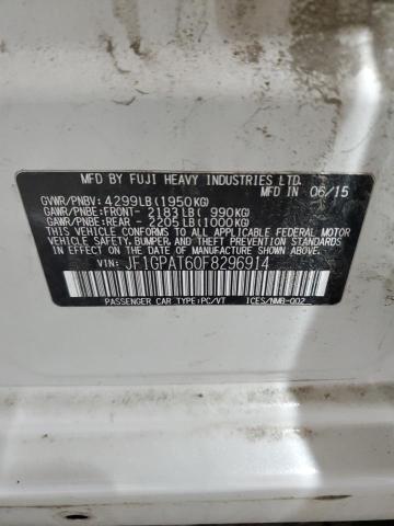 2015 SUBARU IMPREZA SP JF1GPAT60F8296914