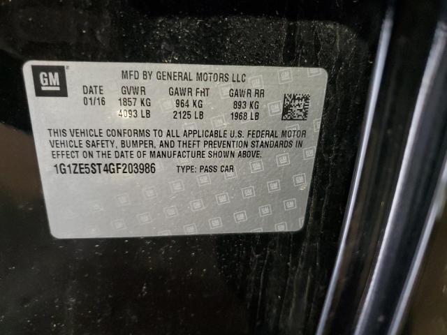 2016 CHEVROLET MALIBU LT - 1G1ZE5ST4GF203986