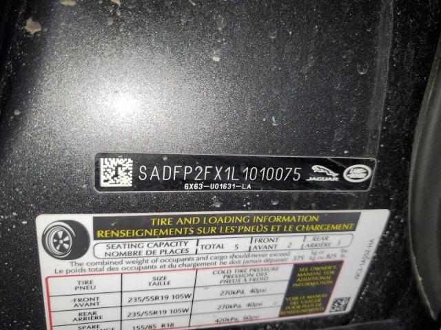 2020 JAGUAR E-PACE SE SADFP2FX1L1010075