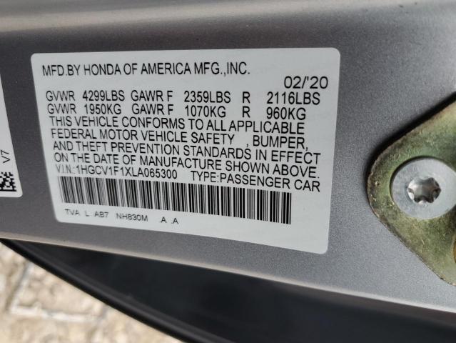 2020 HONDA ACCORD LX - 1HGCV1F1XLA065300