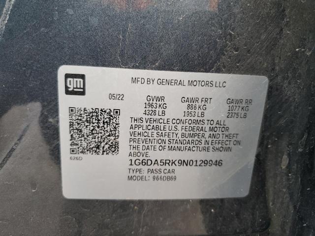 2022 CADILLAC CT4 LUXURY - 1G6DA5RK9N0129946
