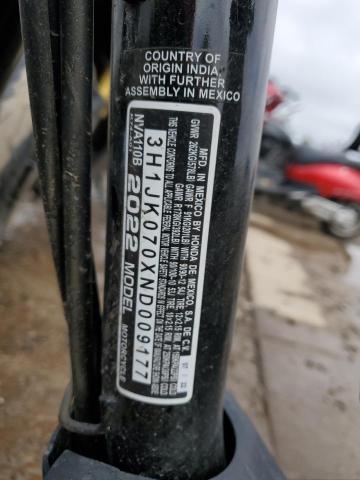 2022 HONDA NVA110 B 3H1JK070XND009177