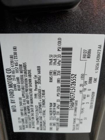 2020 FORD MUSTANG GT - 1FA6P8CF7L5126552