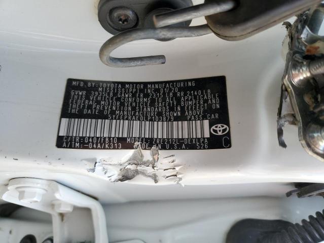 2020 TOYOTA COROLLA LE - 5YFEPRAE0LP103879