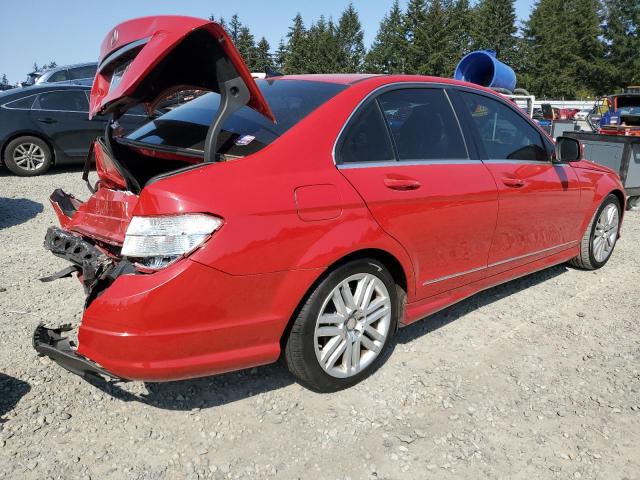 MERCEDES-BENZ C 300 2009 red  gas WDDGF54X19R053399 photo #4