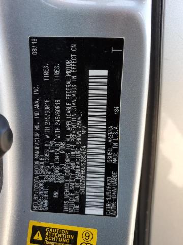 2018 TOYOTA HIGHLANDER - 5TDZZRFH9JS285424