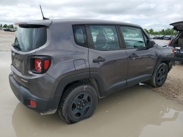 Vin: zaccjbab8jph21880, lot: 54119845, jeep renegade sport 20183