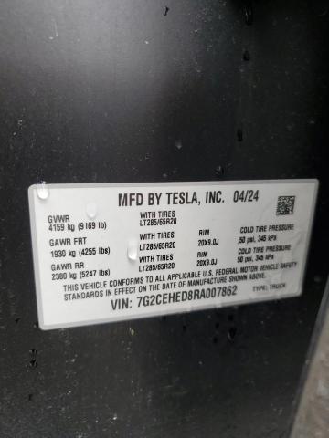 2024 TESLA CYBERTRUCK 7G2CEHED8RA007862
