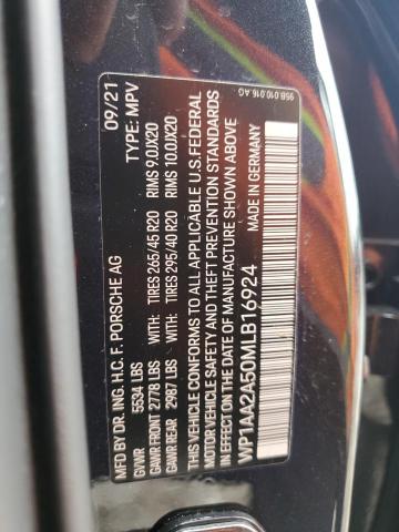 2021 PORSCHE MACAN - WP1AA2A50MLB16924