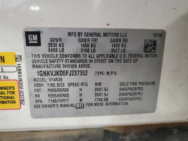2015 CHEVROLET TRAVERSE L - 1GNKVJKD5FJ237352