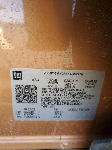 2024 BUICK ENVISTA PR - KL47LAE27RB216204