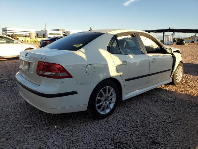 SAAB 9-3 2.0T 2007 white  gas YS3FD46Y471127205 photo #4