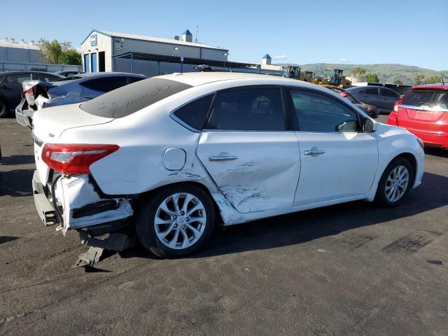 NISSAN SENTRA S 2019 white  gas 3N1AB7APXKY349178 photo #4