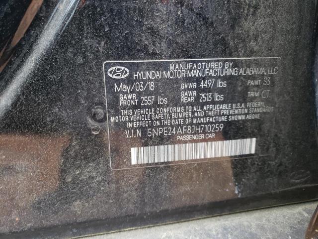2018 HYUNDAI SONATA SE - 5NPE24AF8JH710259