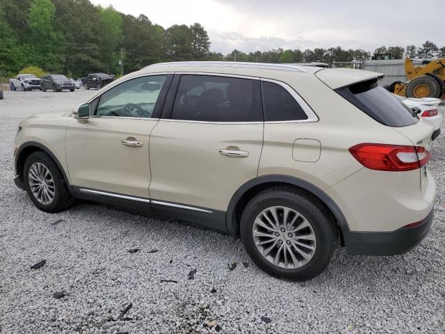 Vin: 2lmtj6kr6gbl84027, lot: 54084425, lincoln mkx select 20162