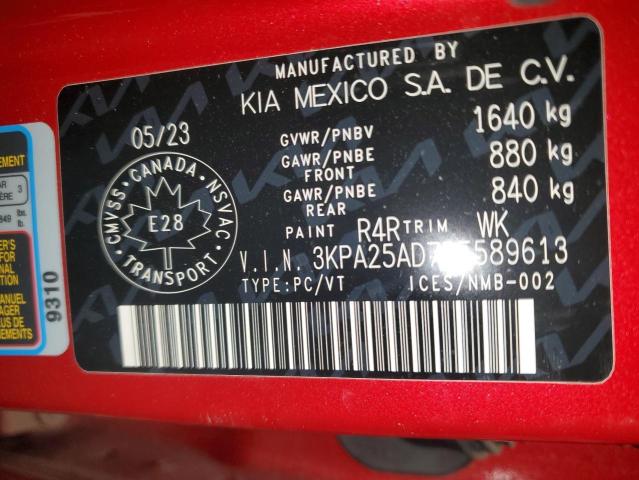 2023 KIA RIO S 3KPA25AD7PE589613