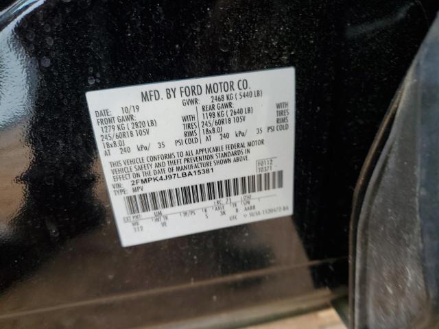 2020 FORD EDGE SEL - 2FMPK4J97LBA15381