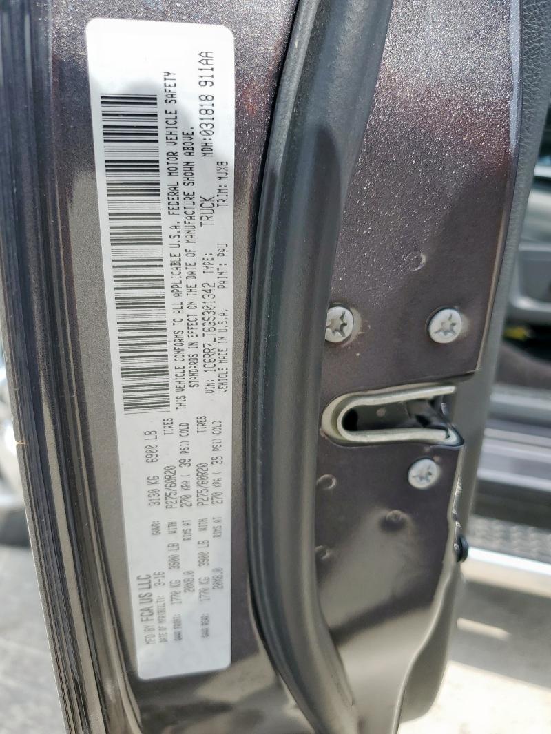 2016 RAM 1500 SLT - 1C6RR7LT6GS301342