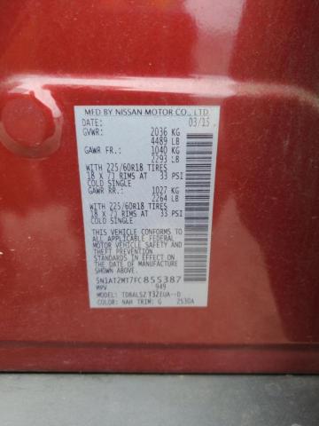 2015 NISSAN ROGUE S - 5N1AT2MT7FC855387