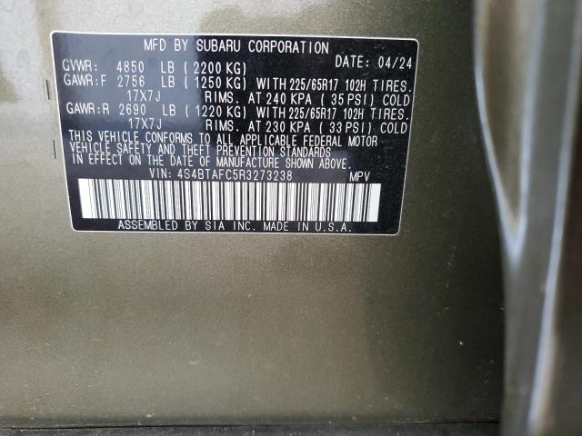 2024 SUBARU OUTBACK PR - 4S4BTAFC5R3273238