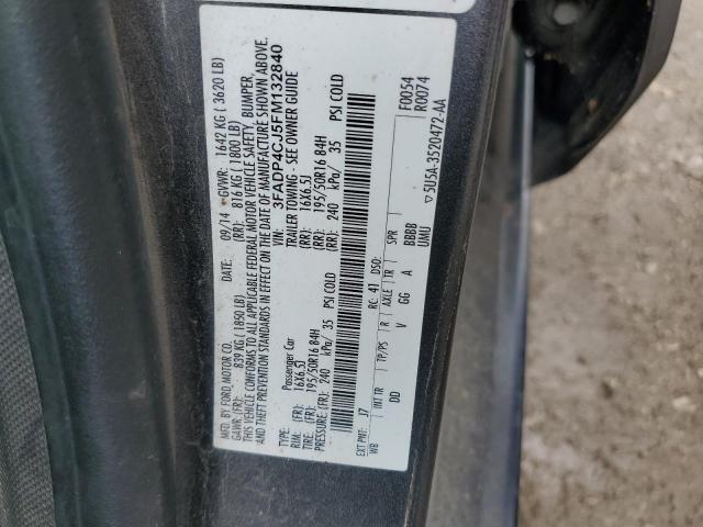 2015 FORD FIESTA TIT 3FADP4CJ5FM132840
