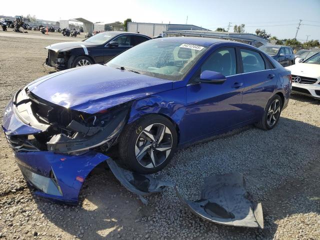 HYUNDAI ELANTRA LI 2023 blue  hybrid engine KMHLN4AJ4PU092595 photo #1