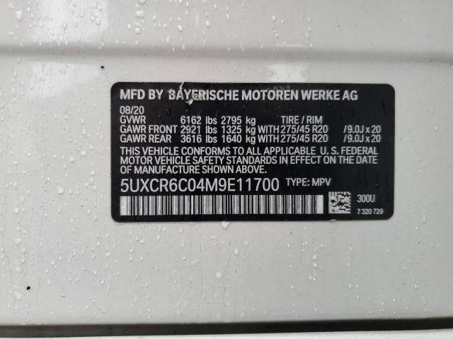 2021 BMW X5 XDRIVE4 - 5UXCR6C04M9E11700