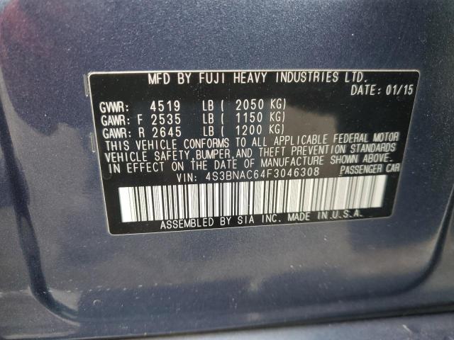 2015 SUBARU LEGACY 2.5 - 4S3BNAC64F3046308