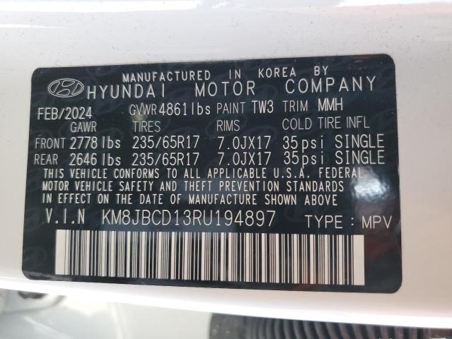 2024 HYUNDAI TUCSON BLU KM8JBCD13RU194897