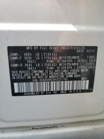 2017 SUBARU OUTBACK 2. - 4S4BSANC8H3327165
