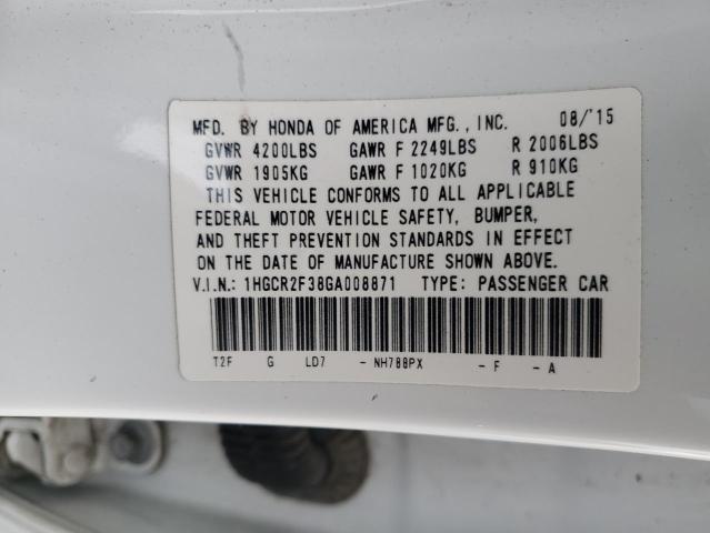 2016 HONDA ACCORD LX - 1HGCR2F38GA008871