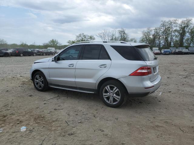 MERCEDES-BENZ ML 350 4MA 2013 silver  gas 4JGDA5HB2DA151127 photo #3