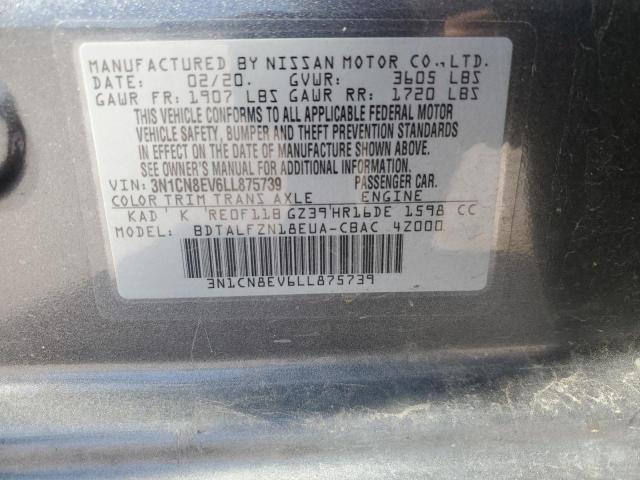 2020 NISSAN VERSA SV - 3N1CN8EV6LL875739