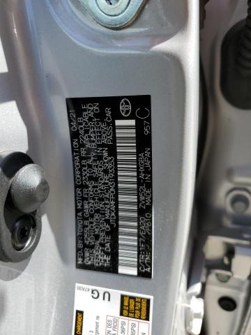 2021 TOYOTA PRIUS PRIM - JTDKAMFP0M3193353