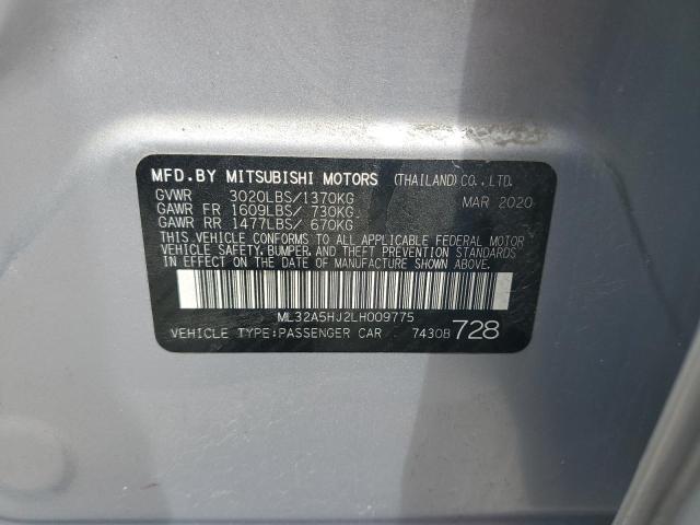 2020 MITSUBISHI MIRAGE LE ML32A5HJ2LH009775