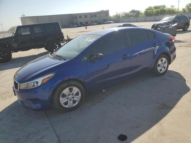 KIA FORTE LX 2017 blue  gas 3KPFK4A77HE121893 photo #1
