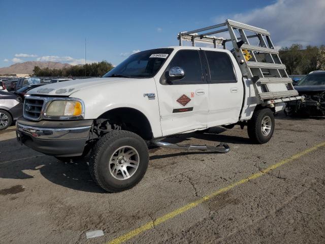FORD F150 SUPER 2001 white  gas 1FTRW07L41KD95909 photo #1