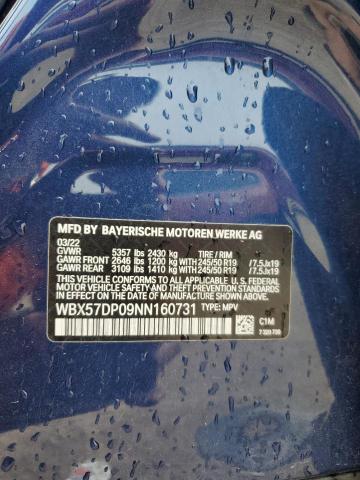 2022 BMW X3 XDRIVE3 - WBX57DP09NN160731