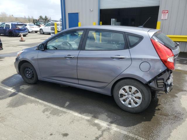 HYUNDAI ACCENT SE 2017 gray hatchbac gas KMHCT5AE4HU346774 photo #3