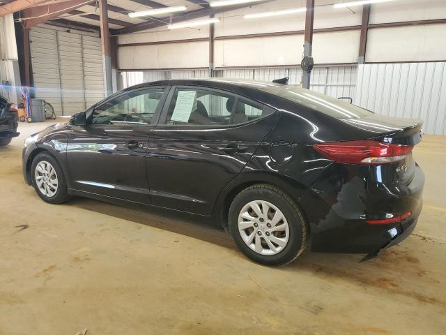 HYUNDAI ELANTRA SE 2017 black sedan 4d gas KMHD74LF7HU071698 photo #3