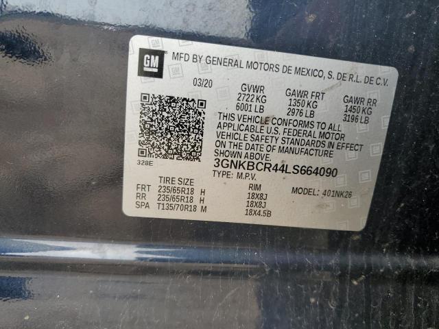 2020 CHEVROLET BLAZER 2LT - 3GNKBCR44LS664090