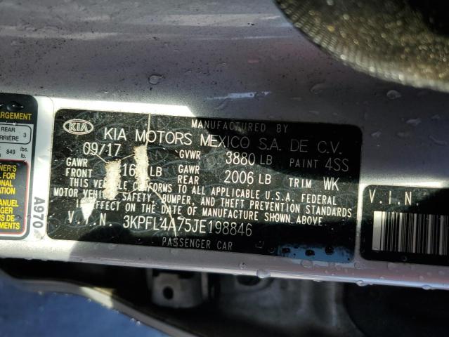 2018 KIA FORTE LX - 3KPFL4A75JE198846