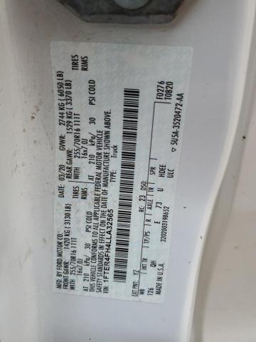 2020 FORD RANGER XL - 1FTER4FH4LLA32565