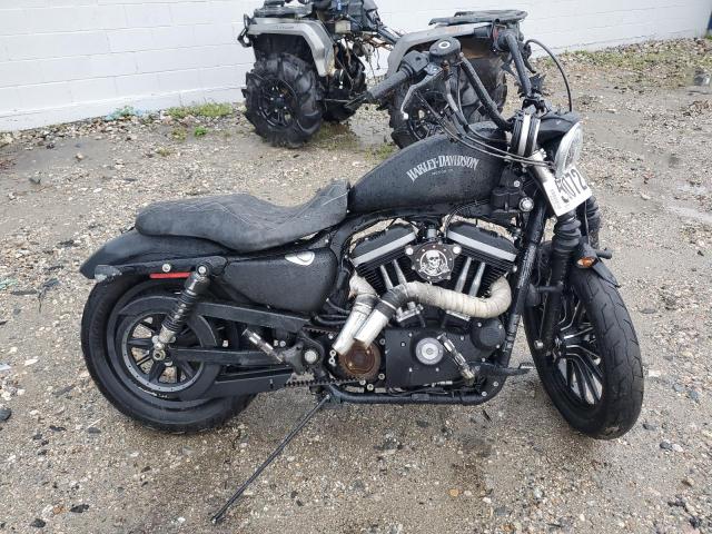 HARLEY-DAVIDSON XL883 IRON 2012 black  gas 1HD4LE219CC422362 photo #1